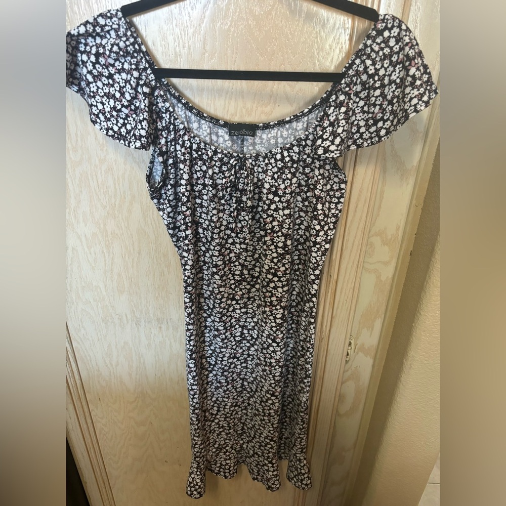 Floral Off-Shoulder Dress